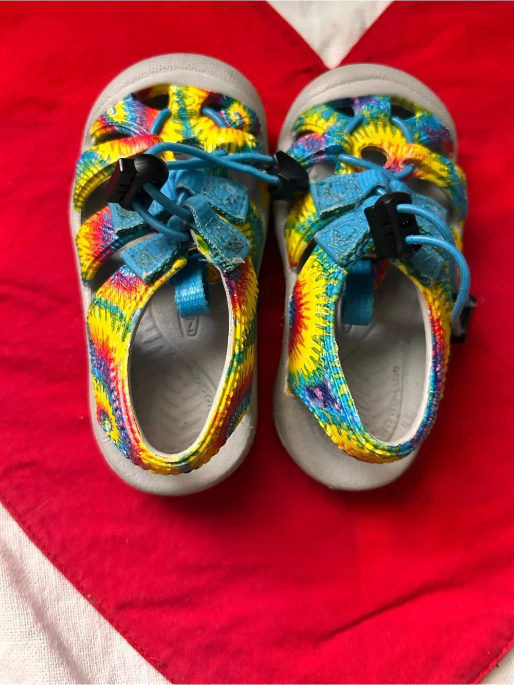Keen Kids Aqua and White Water Shoes